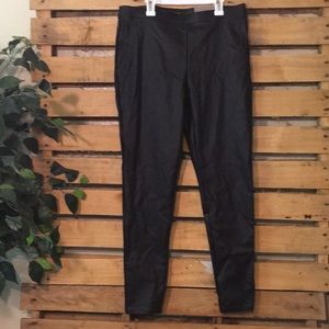 Maurices Pull On Faux Leather Ankle Skinny Pants